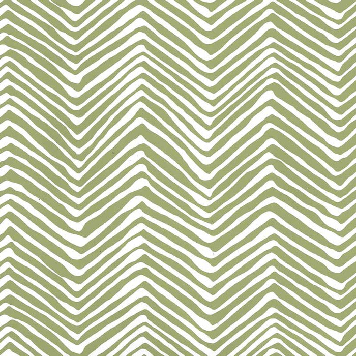 Alan Campbell Petite Zig Zag Jungle Green Wallpaper AP303-32W