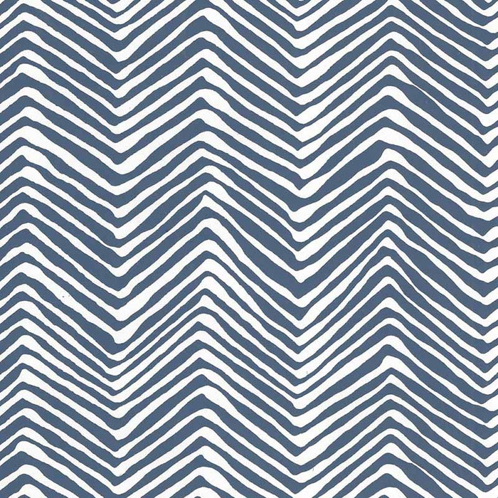 Alan Campbell Petite Zig Zag New Navy Wallpaper Sample AP303-39PV