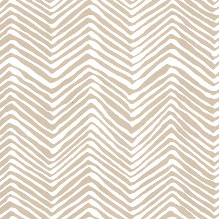 Alan Campbell Petite Zig Zag Sand Wallpaper Sample AP303-5