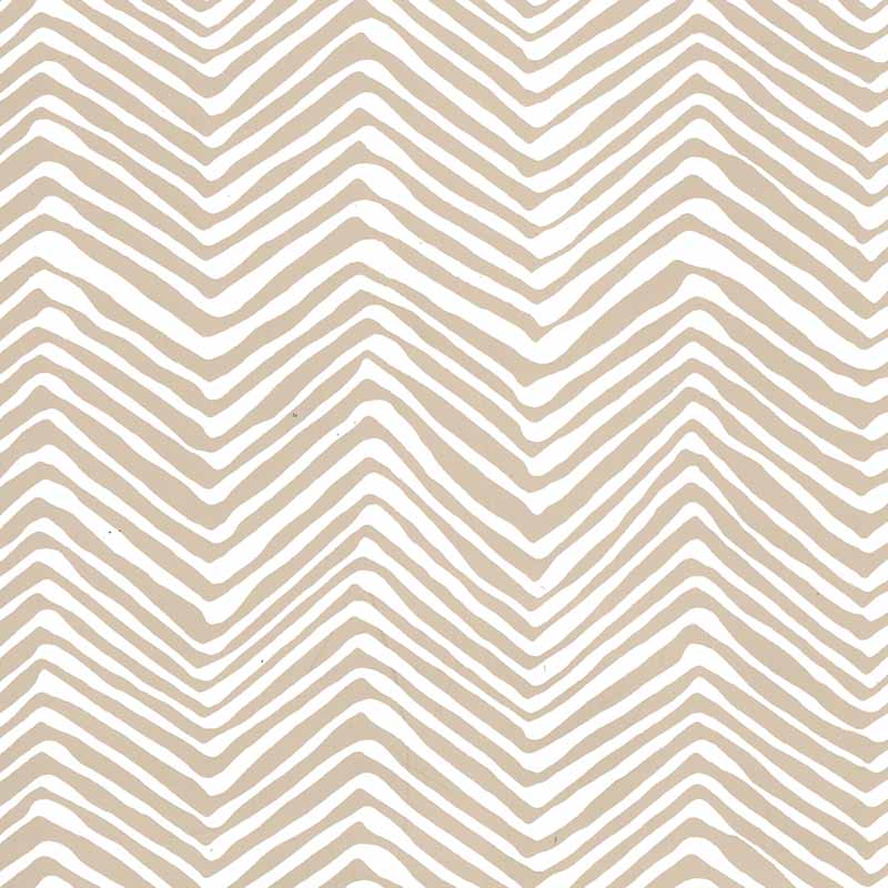 Alan Campbell Petite Zig Zag Sand Wallpaper AP303-5