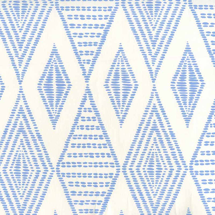 Alan Campbell Safari Embroidery French Blue Wallpaper Sample AP850-05