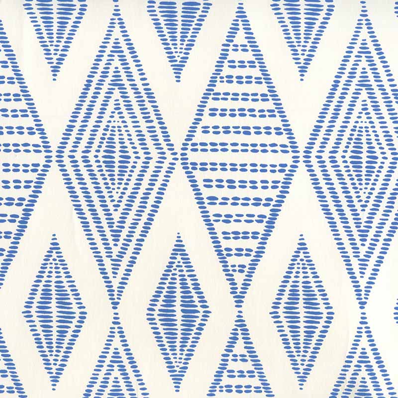 Alan Campbell Safari Embroidery Royal Blue Wallpaper AP850-13