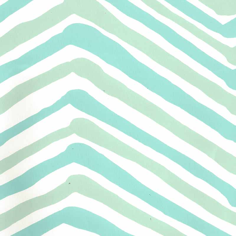 Alan Campbell Zig Zag Multicolor Aqua Light Turquoise Wallpaper AP950-07