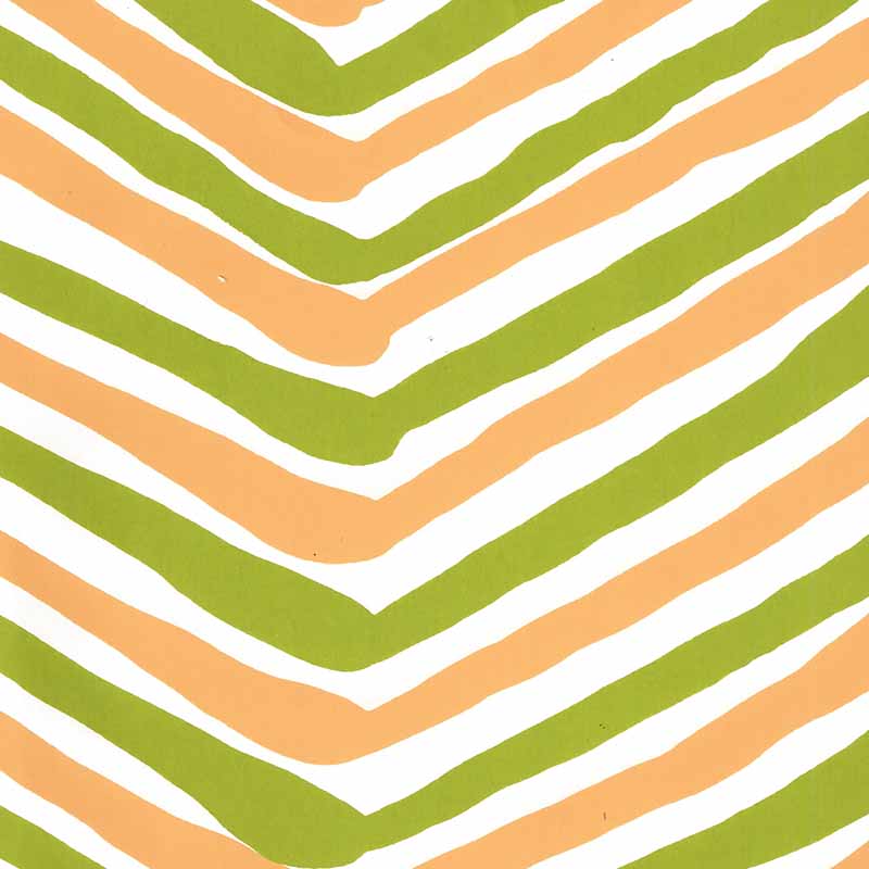 Alan Campbell Zig Zag Multicolor Lime Yellow Wallpaper AP950-09