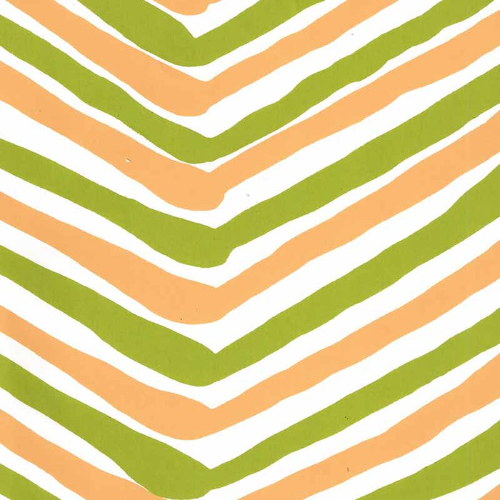 Alan Campbell Zig Zag Multicolor Lime Yellow Wallpaper AP950-09