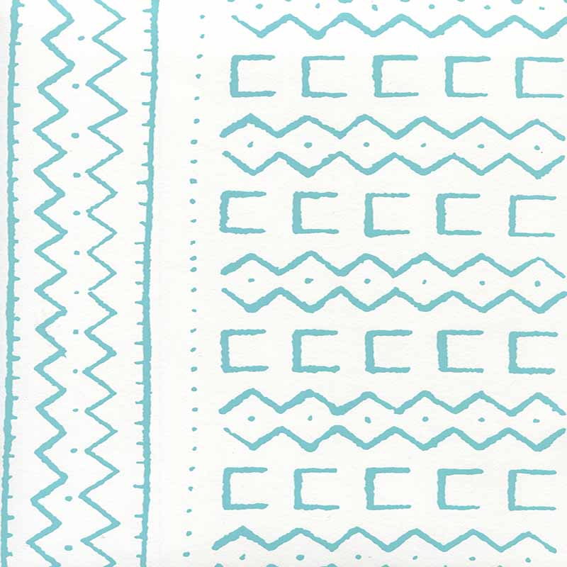 Alan Campbell Beau Rivage Turquoise Wallpaper AP980-03