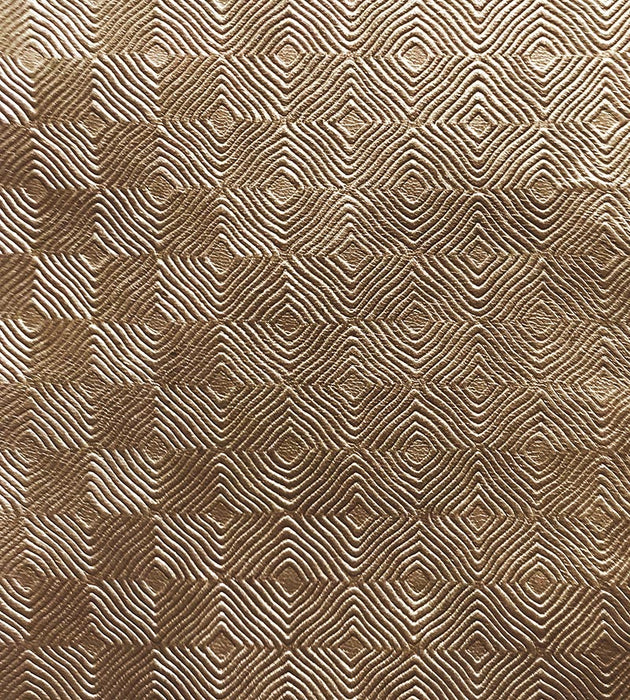 Old World Weavers Cuir Mosaique Bronze Fabric Sample AQ 00010073