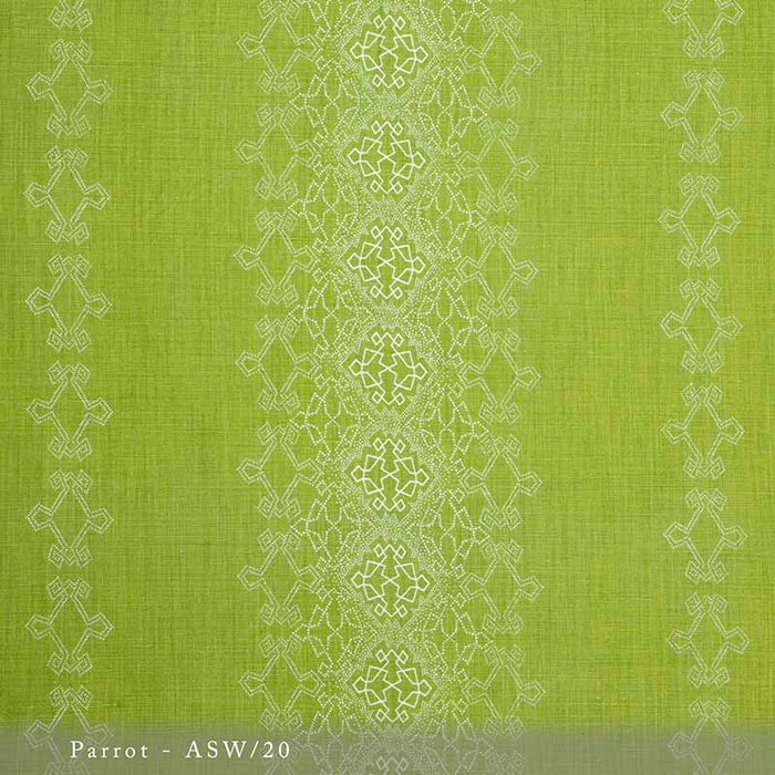 Lisa Fine Aswan Parrot Fabric Sample ASW-20