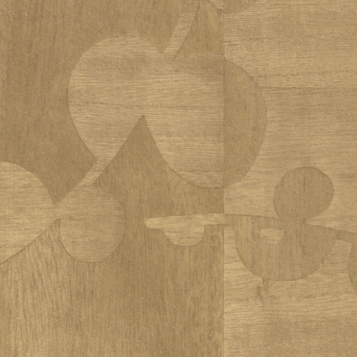 Maya Romanoff Ajiro Vineyard Oak Luster Wallpaper Sample MR-AV-3608-G