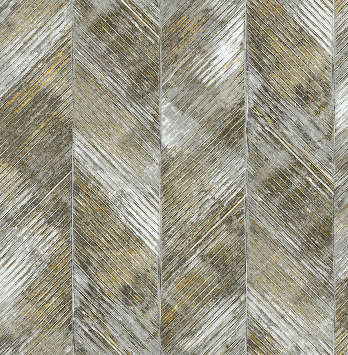 Seabrook Designs Hubble Texture Metallic Silver And Ebony Wallpaper AV50500