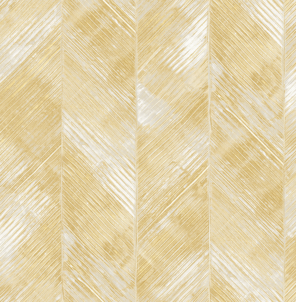 Seabrook Designs Hubble Texture Metallic Gold Striped Wallpaper AV50505