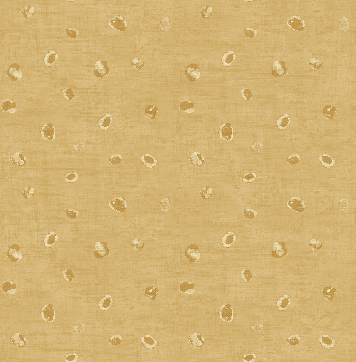 Seabrook Designs Hubble Dots Metallic Gold Wallpaper AV50605