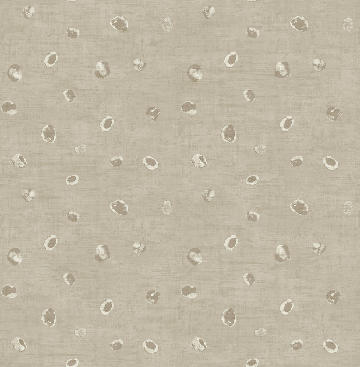 Seabrook Designs Hubble Dots Metallic Taupe Wallpaper AV50606