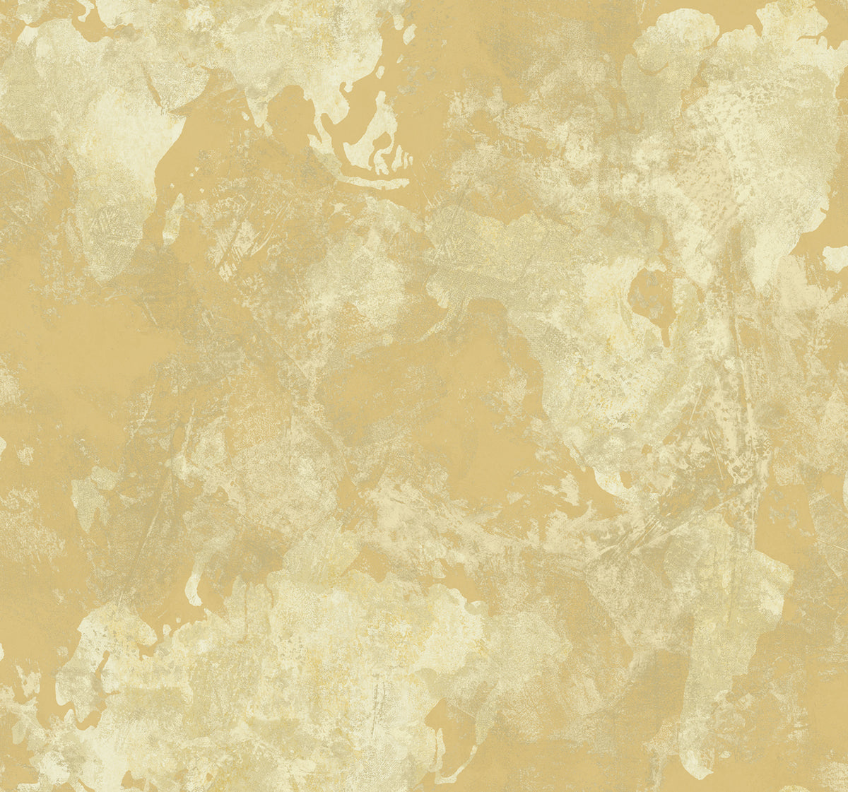 Seabrook Designs Galileo Faux Metallic Gold And Off-white Wallpaper AV50905