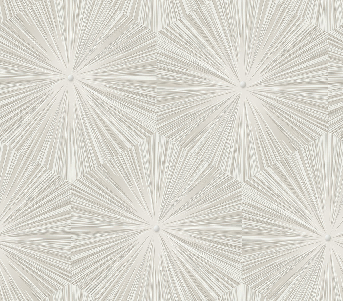 Seabrook Designs Chadwick Starburst Metallic Champagne And Off-white Wallpaper AV51100