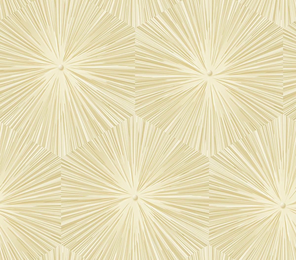 Seabrook Designs Chadwick Starburst Metallic Gold And White Wallpaper AV51105