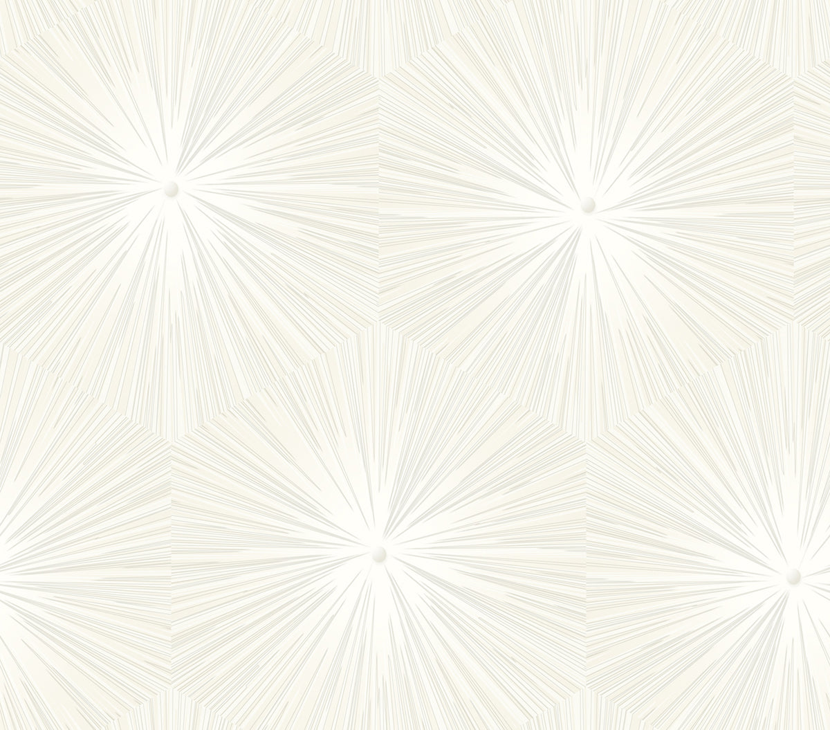 Seabrook Designs Chadwick Starburst Metallic Pearl And White Wallpaper AV51108