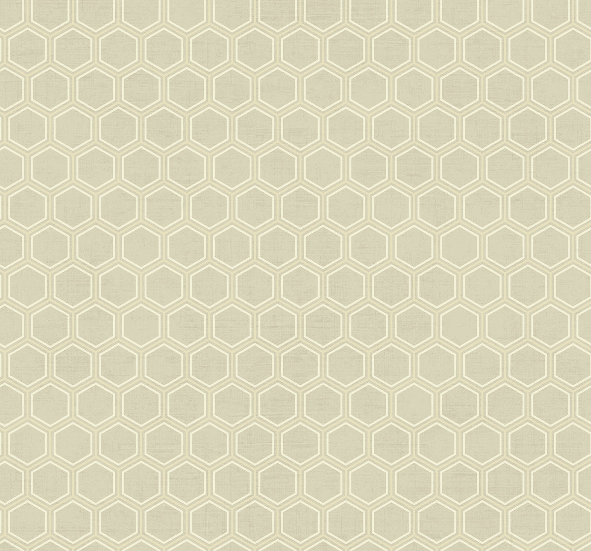 Seabrook Designs Curie Geo Beige And Silver Wallpaper Sample AV51208