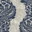 Seabrook Designs Newton Damask Blue And Grey Damask Wallpaper AV51310