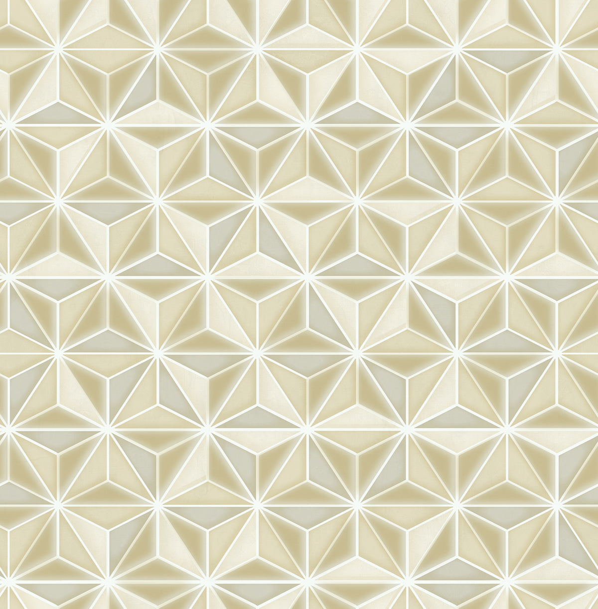 Seabrook Designs Einstein Geometric Metallic Gold And Off-white Wallpaper AV51405