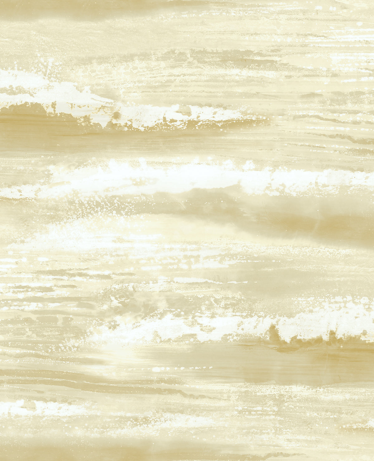 Seabrook Designs Moseley Waves Metallic Gold And Off-white Wallpaper AV51705