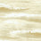 Seabrook Designs Moseley Waves Metallic Gold And Off-white Wallpaper Sample AV51705