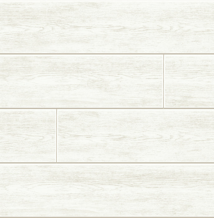 NextWall Off-white Shiplap Off-white Wallpaper AX10900