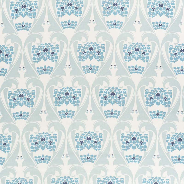 Home Couture Apple Blossom Multi Blues Fabric Sample HC3010-01W