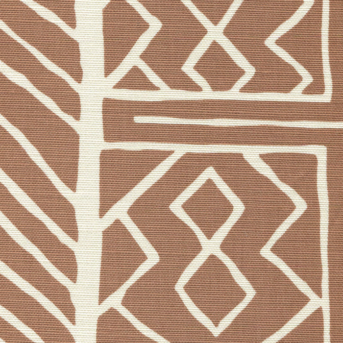 Alan Campbell Aruba Ii Background Tobacco Fabric Sample AC812-07