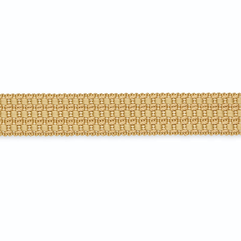 Schumacher Hameau Three-Row Braid Antelope Trim B102-2