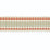 Schumacher Eugenie Picot-Edge Braid Ivory/Azure/Copper Trim Sample B107-16