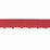 Schumacher Amy Picot-Edge Grosgrain Ruby Trim Sample B109-11