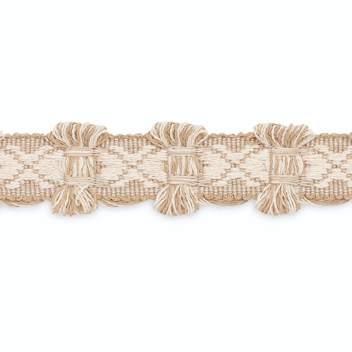 Schumacher Joani Braid Pony/Ivory Trim B199-2