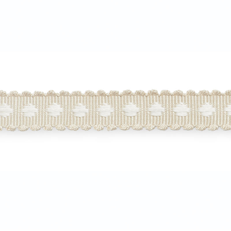 Schumacher Marlis Braid Ivory/Snow Trim B203-4