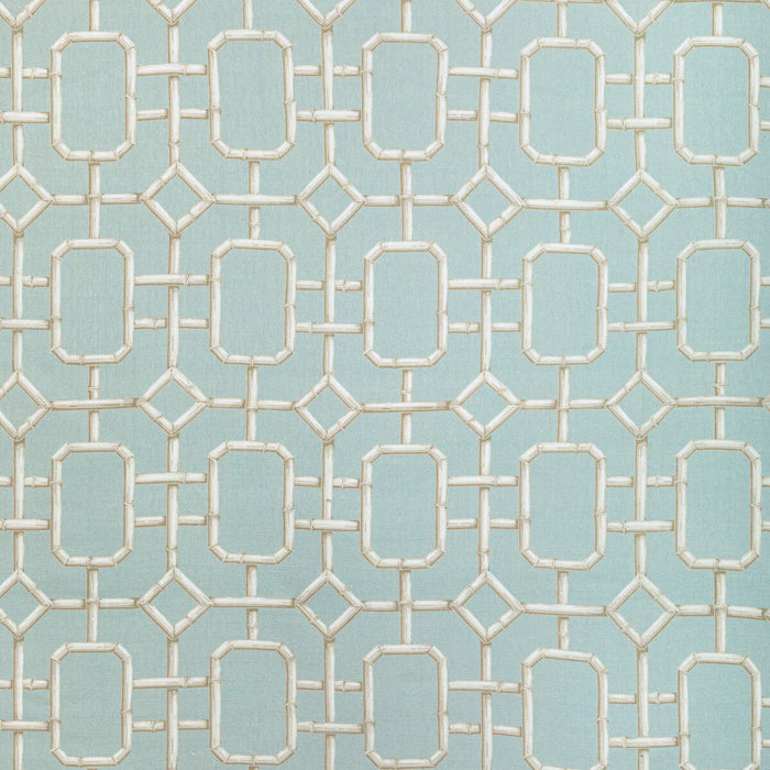 Kravet Couture Bambu Fret Delft Fabric BAMBU FRET.516.0