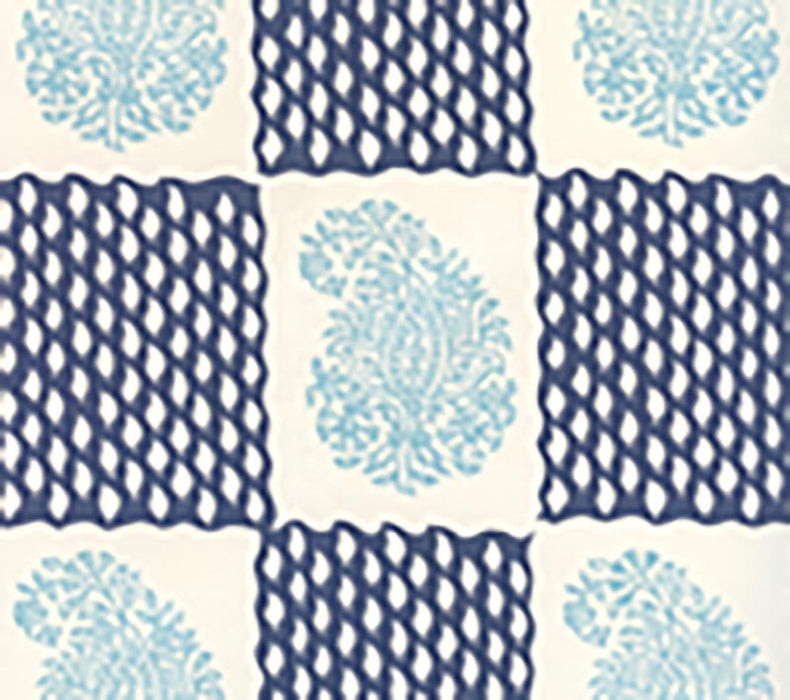 China Seas Bangalore New Blue Navy Wallpaper Sample 5090-02WP