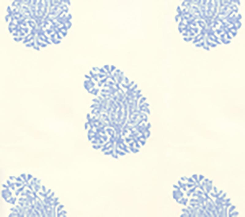 China Seas Bangalore Paisley French Blue Wallpaper 6040-01WP