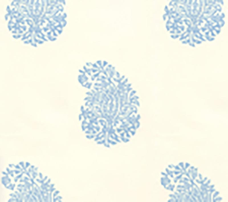 China Seas Bangalore Paisley New Blue Wallpaper 6040-05WP