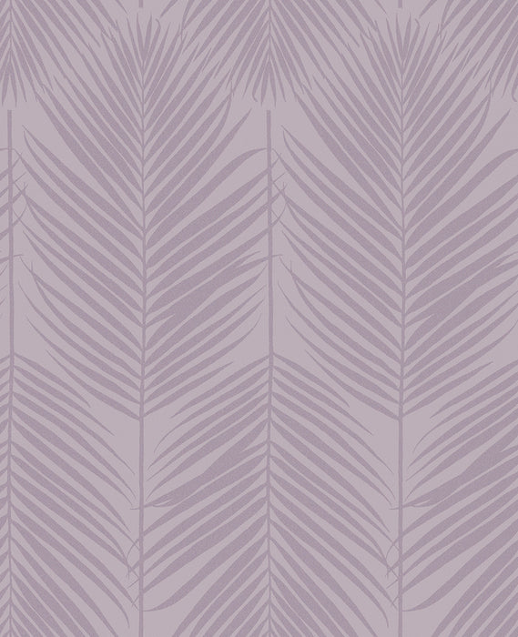 Seabrook Designs Persei Palm Lilac Wallpaper Sample BD50009