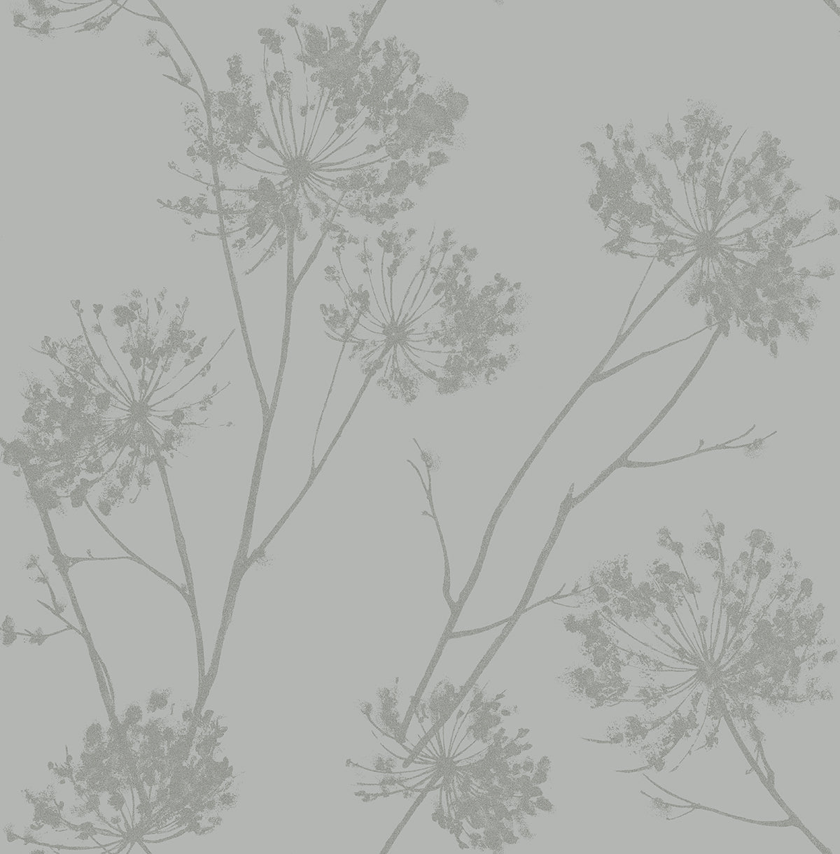 Seabrook Designs Wild Grass Silversmoke Wallpaper Sample BD50210