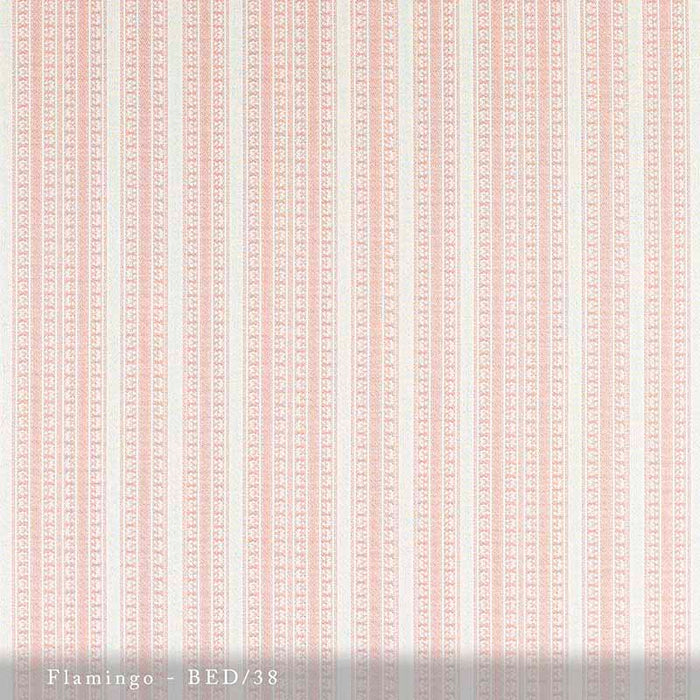 Lisa Fine Bedouin Stripe - Performance Flamingo Fabric Sample BED-38