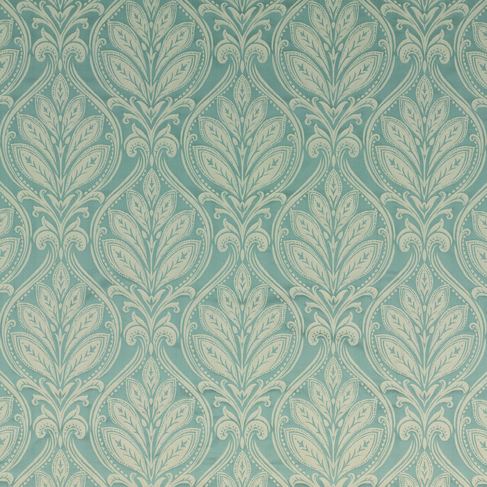 GP & J Baker Ryecote Damask Aqua Fabric Sample BF10492.725.0