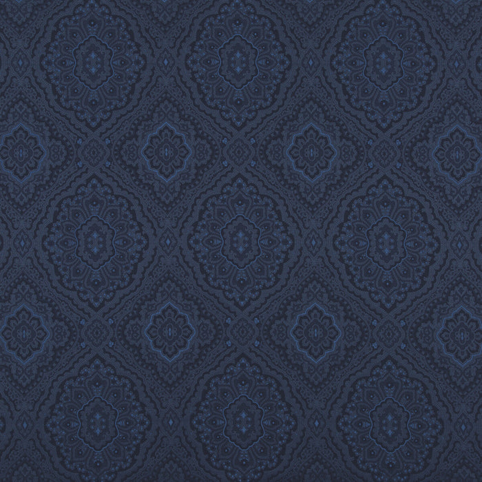 GP & J Baker Edessa Indigo Fabric Sample BF10710.4.0