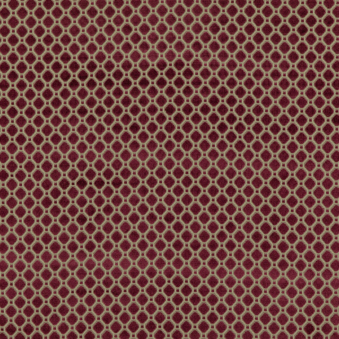 GP & J Baker Indus Velvet Berry Fabric Sample BF10826.474.0