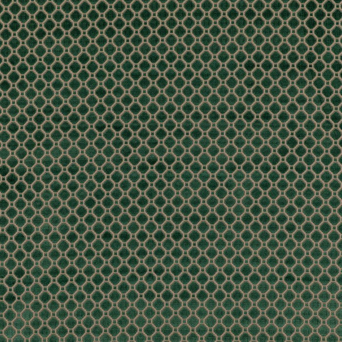 GP & J Baker Indus Velvet Emerald Fabric Sample BF10826.785.0