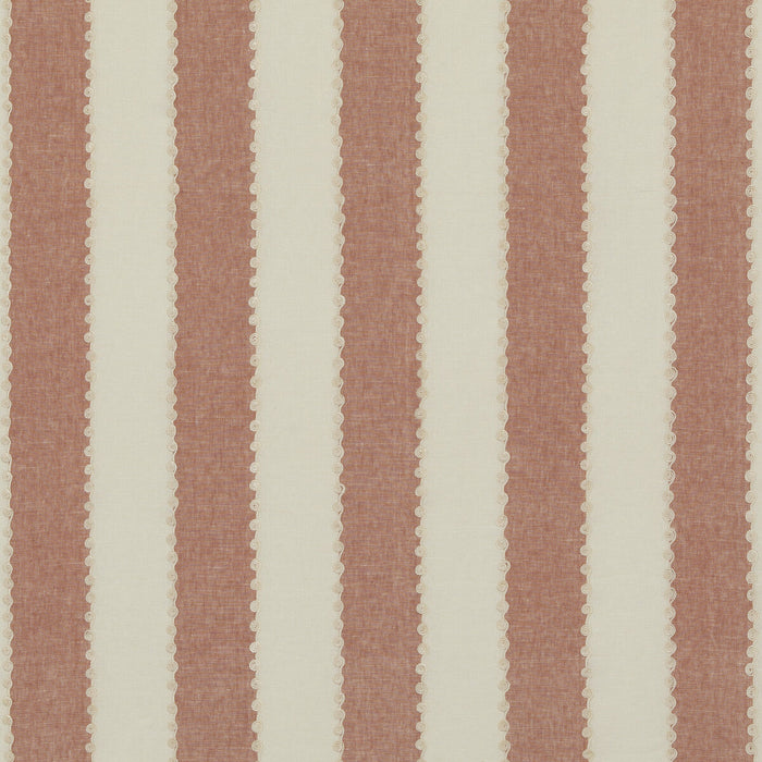 GP & J Baker Ashmore Stripe Red Fabric Sample BF10944.450.0