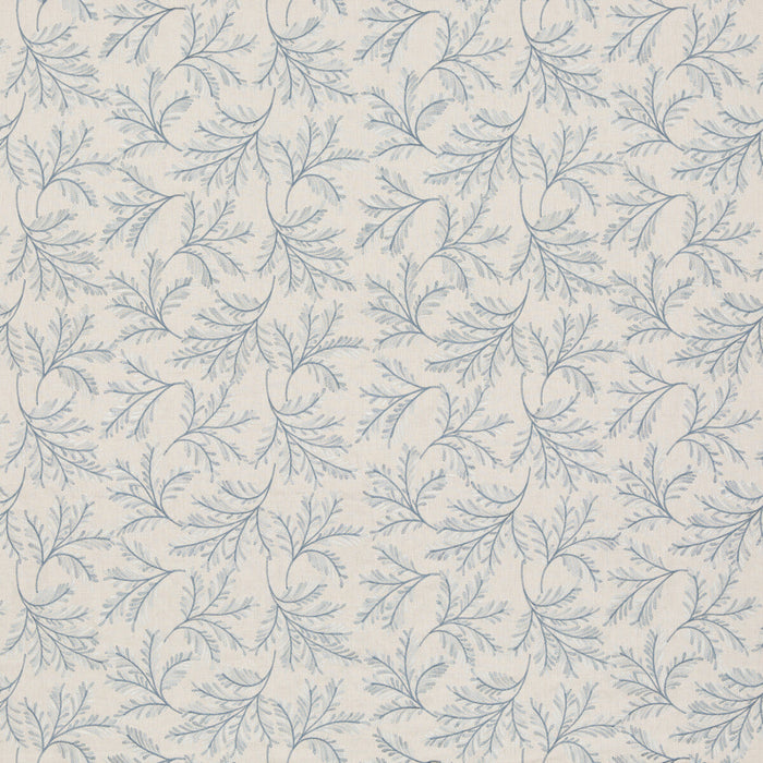 GP & J Baker Chelsea Fern Blue Fabric Sample BF10945.660.0