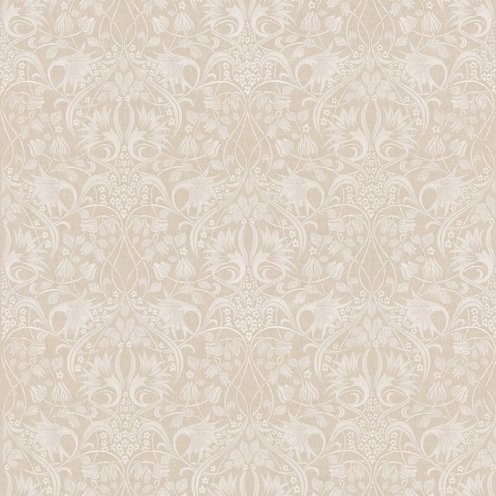 GP & J Baker Fritillerie Embroidery Natural Fabric Sample BF10995.1.0