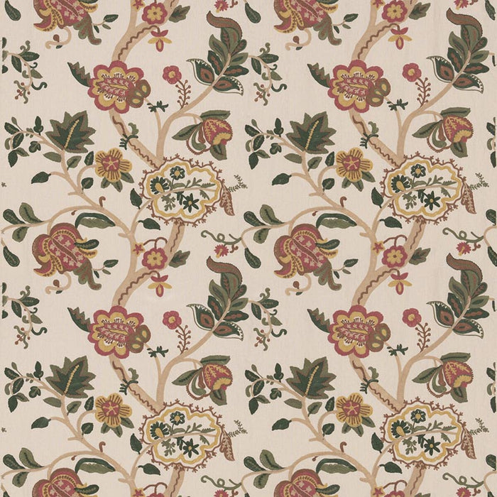 GP & J Baker Chewton Rose/Green Fabric BF11022.1.0