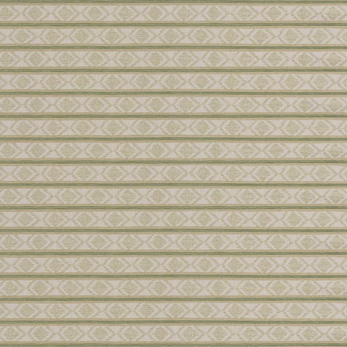 GP & J Baker Burford Stripe Green Fabric BF11034.8.0